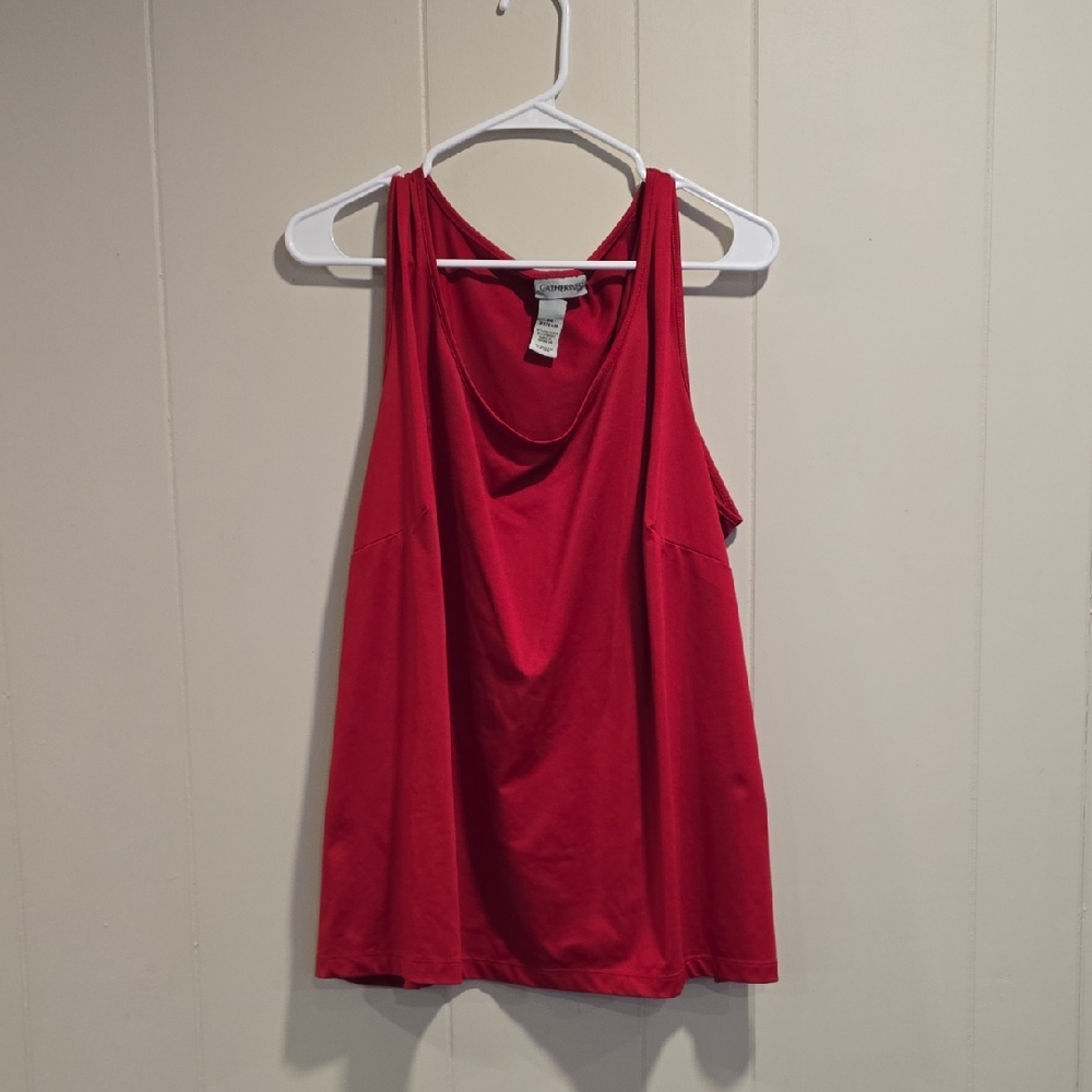Catherines Vibrant Red Women's Tank Top